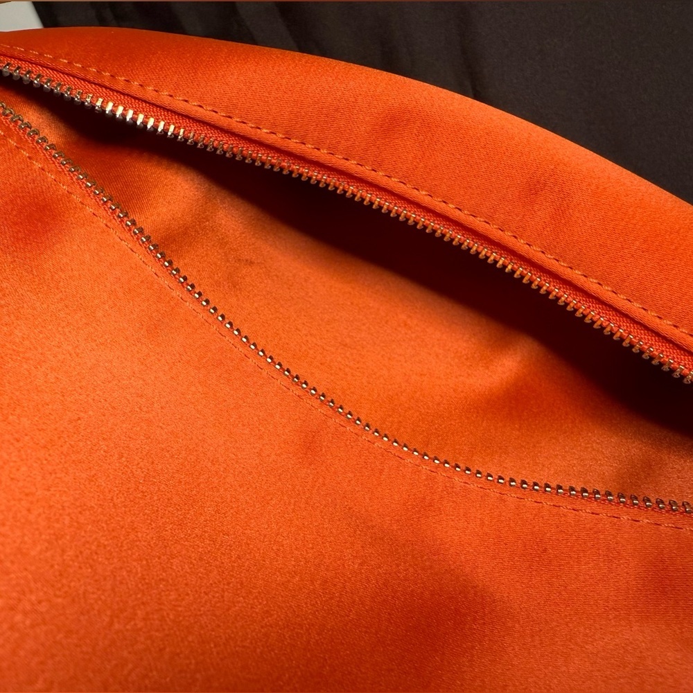Coach Amanda Turnlock Kisslock Pink and Orange Chain Foldover Clutch Gold - Picture 5 of 8